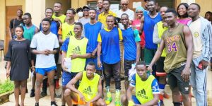 Fin de match de Football inter-niveau des étudiants de la FSS-UK (juillet 2022)